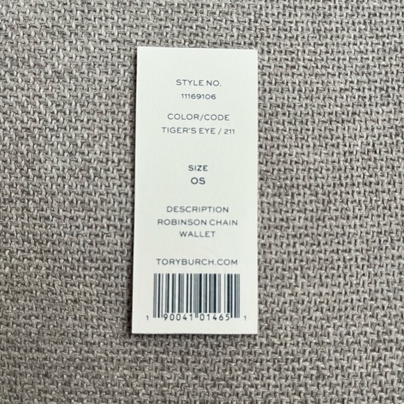 NWT Tory Burch Emerson Chain Wallet Crossbody Purse - Tiger’s Eye - Picture 5 of 5